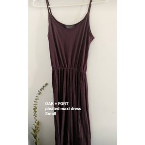 Oak + Fort pleated dress